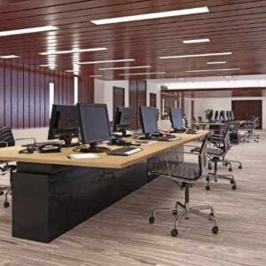 Boardroom design soft maple & black onyx