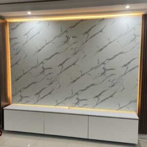 Floating TV Units white & moorish teak