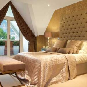 Headboard goldish styles