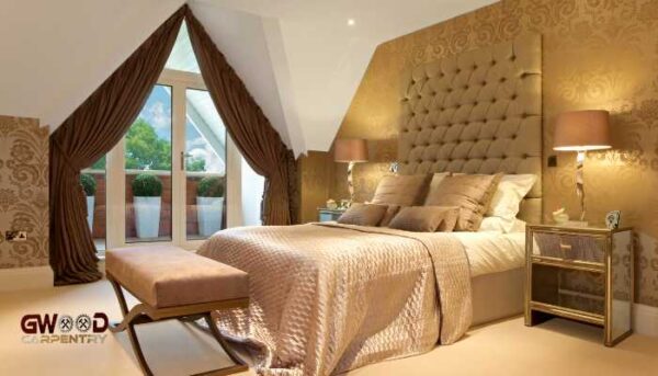Headboard goldish styles