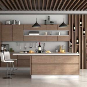 Kitchen island cypress clear