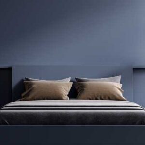 Modern Headboard blue-gray