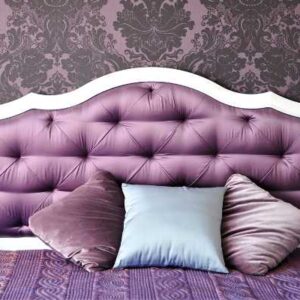 Modern Headboard purple, white