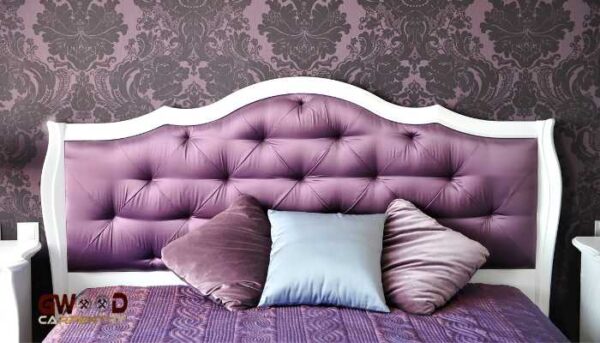 Modern Headboard purple, white