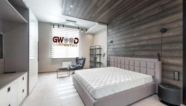 Modern Headboard slate gray