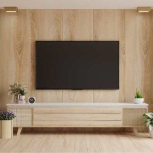 Modern floating wall tv unit