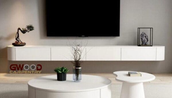 Modern floating TV stand